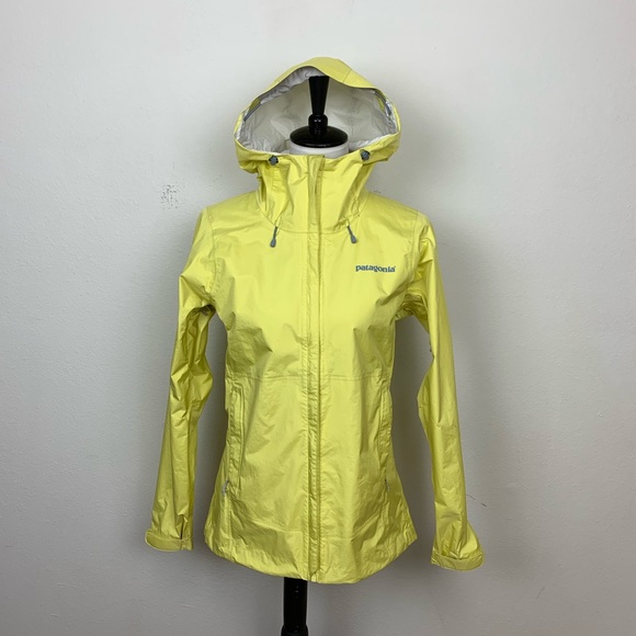 Patagonia Jackets & Blazers - Patagonia Yellow Rain Jacket Size Small